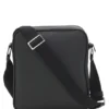 Reportertasche aus naturgenarbtem italienischem Leder