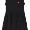 Ärmelloses Baumwollkleid für Kinder mit Skaterrock