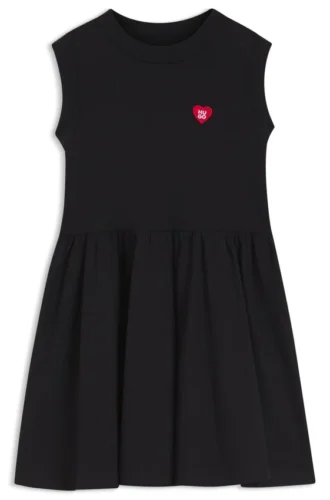 Ärmelloses Baumwollkleid für Kinder mit Skaterrock