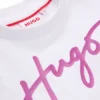 Ärmelloses Kinder-T-Shirt aus Baumwolle mit Metallic-Logo
