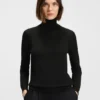 Rollkragen-Pullover aus Merinowolle