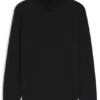 Rollkragen-Pullover aus Merinowolle in schmaler Passform