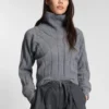 Rollkragen-Pullover aus Schurwolle und Kaschmir