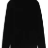 Rollkragenpullover aus Merinowolle mit gesticktem Logo