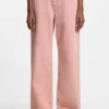 Rosa, locker sitzende Jeans aus festem Denim Rosa, locker sitzende Jeans aus festem Denim