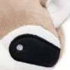 Roter Panda aus Kunstfell mit Markenlogo für Babys