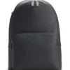 Rucksack aus italienischem Leder mit geprägtem Logo