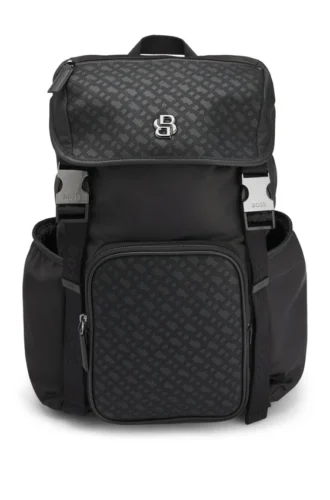 Rucksack aus Twill mit Double-B-Monogramm