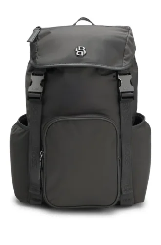 Rucksack aus Twill mit Double-B-Monogramm