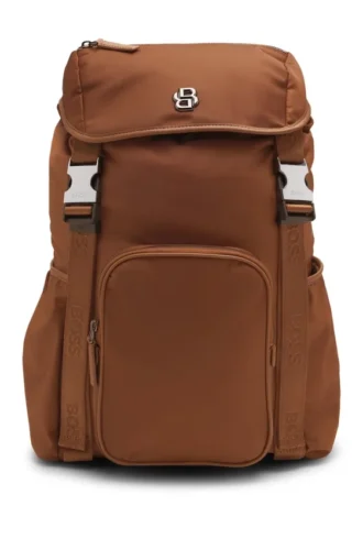 Rucksack aus Twill mit Double-B-Monogramm