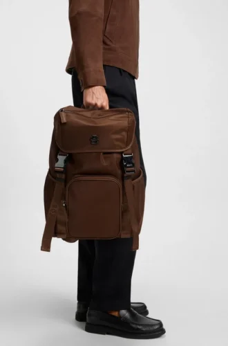 Rucksack aus Twill mit Double-B-Monogramm
