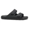 Sandalen mit Monogramm und Klettverschluss