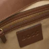 Satteltasche aus Wildleder mit Double-B-Monogramm