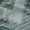 Schal mit Logo-Print aus Voile