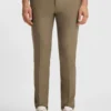 Schmal geschnittene Hose aus Baumwollmisch-Twill