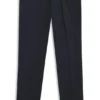 Schmal geschnittene Hose aus Baumwollmisch-Twill