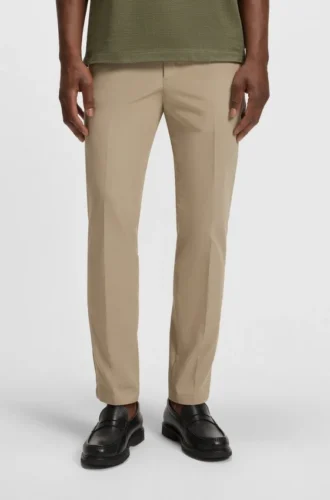 Schmal geschnittene Hose aus einer Stretch-Baumwollmischung