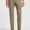 Schmal geschnittene Hose aus einer Stretch-Baumwollmischung