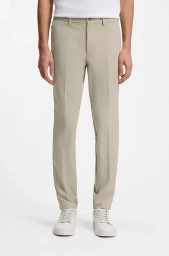 Schmal geschnittene Hose aus einer Stretch-Baumwollmischung