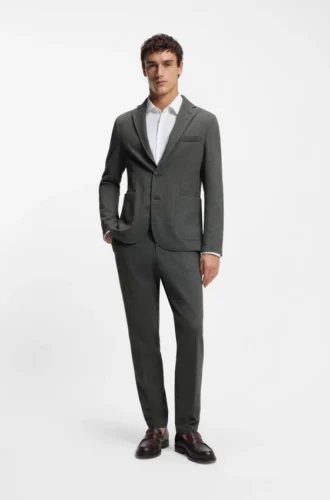 Schmal geschnittene Hose aus Performance-Stretch-Material