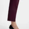 Schmal geschnittene Hose aus Stretch-Baumwolle