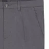 Schmal geschnittene Hose aus Stretch-Baumwolle mit Dobby-Muster Schmal geschnittene Hose aus Stretch-Baumwolle mit Dobby-Muster