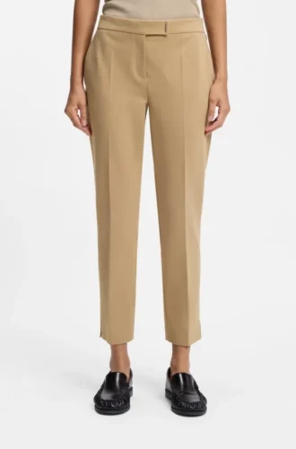Schmal geschnittene Hose aus Stretch-Jersey