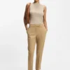 Schmal geschnittene Hose aus Stretch-Jersey