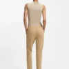 Schmal geschnittene Hose aus Stretch-Jersey