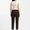 Schmal geschnittene Hose aus Stretch-Jersey