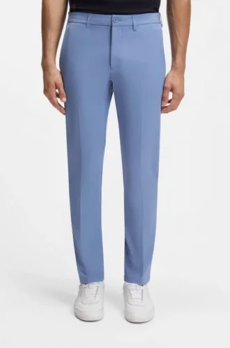 Schmal geschnittene Hose aus wasserabweisendem Stretchstoff