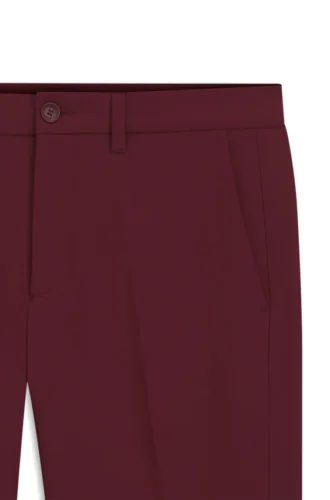 Schmal geschnittene Hose aus wasserabweisendem Stretchstoff
