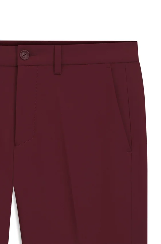 Schmal geschnittene Hose aus wasserabweisendem Stretchstoff Schmal geschnittene Hose aus wasserabweisendem Stretchstoff