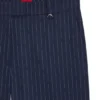 Schmal geschnittene Hose mit Nadelstreifen
