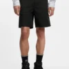 Schmal geschnittene Shorts aus Stretch-Baumwolltwill