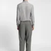 Schmal geschnittenes Hemd aus gebürstetem Performance-Stretch-Flanell