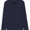 Schmal geschnittenes Hemd aus gebürstetem Performance-Stretch-Flanell
