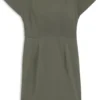 Schmal geschnittenes Kleid aus italienischer Stretchwolle