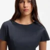 Schmal geschnittenes Kleid aus italienischer Stretchwolle