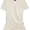 Schmal geschnittenes T-Shirt aus merzerisierter Baumwolle mit farblich abgestimmtem Aufdruck