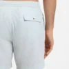 Schnelltrocknende Badeshorts aus Stretch-Seersucker