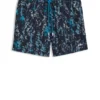 Schnelltrocknende Badeshorts mit Allover-Print