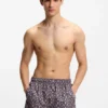 Schnelltrocknende Badeshorts mit Allover-Print Schnelltrocknende Badeshorts mit Allover-Print