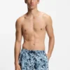Schnelltrocknende Badeshorts mit Allover-Print