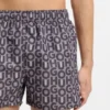 Schnelltrocknende Badeshorts mit Allover-Print Schnelltrocknende Badeshorts mit Allover-Print