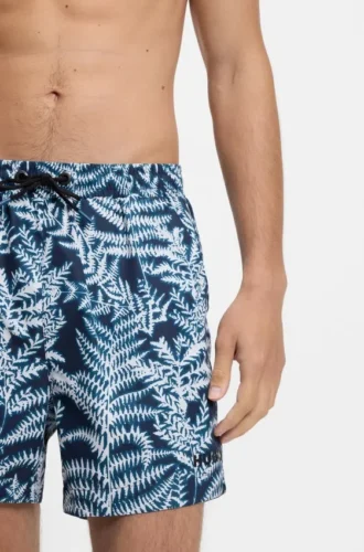 Schnelltrocknende Badeshorts mit Allover-Print