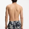 Schnelltrocknende Badeshorts mit Allover-Print
