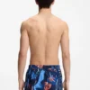 Schnelltrocknende Badeshorts mit Allover-Print Schnelltrocknende Badeshorts mit Allover-Print