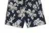 Schnelltrocknende Badeshorts mit Allover-Print