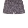 Schnelltrocknende Badeshorts mit Allover-Print Schnelltrocknende Badeshorts mit Allover-Print